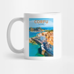 Corfu Old Town, Greece Mug